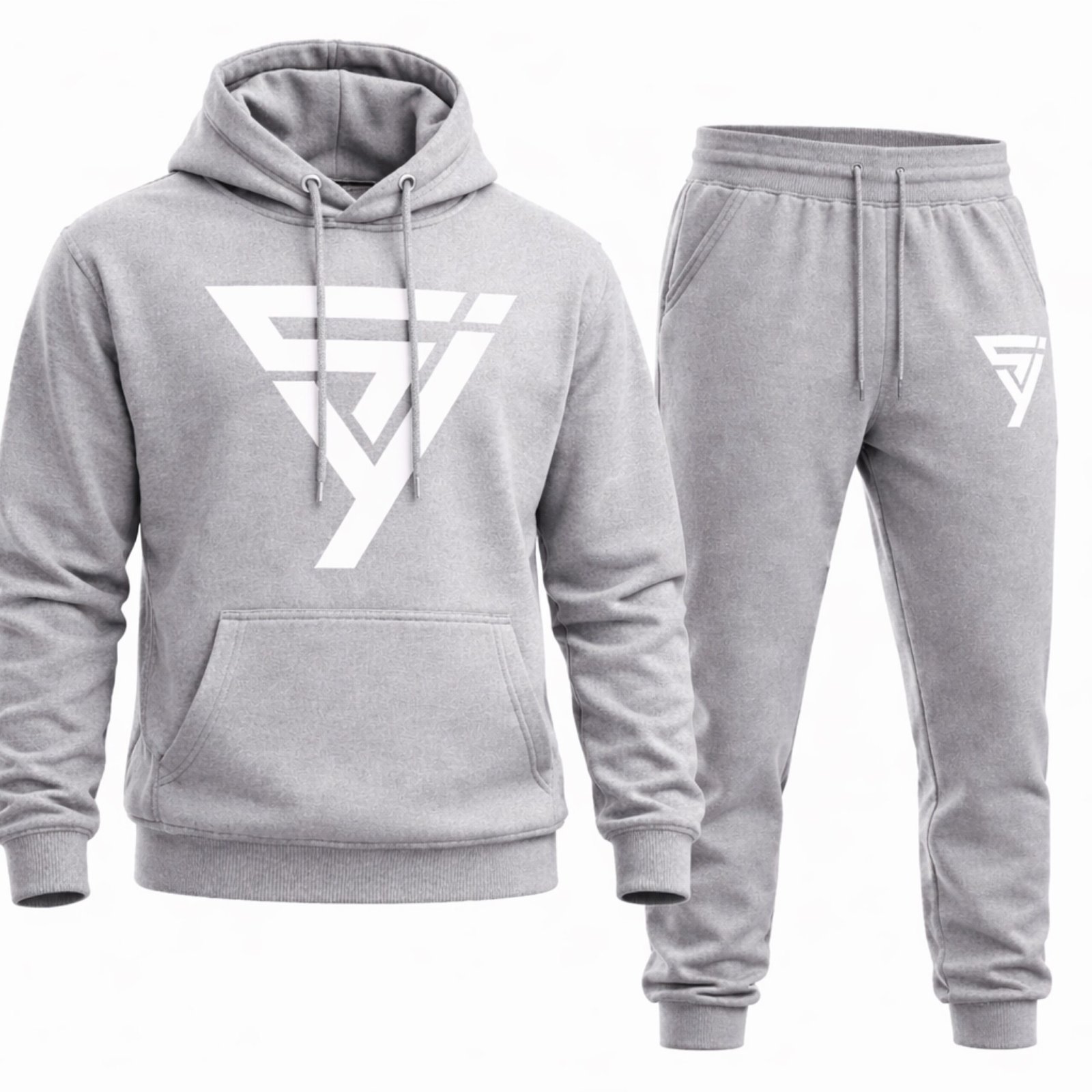 v1 Core Sweatsuit (Grey/White)