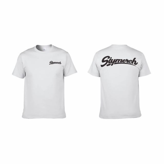 V4 Signature White Tee / Black logo