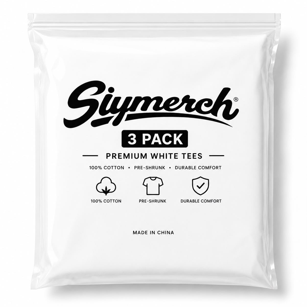 Premium White Tee 3 Pack