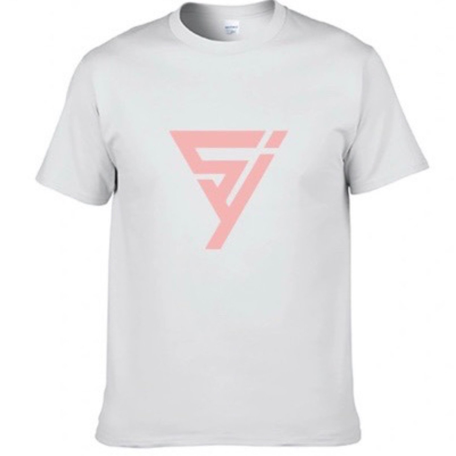 v1 Core Logo Tee (White/Pink)
